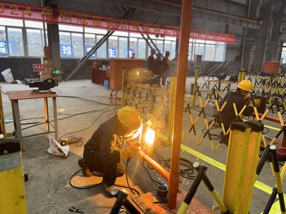 公司舉辦電焊工、電工技術(shù)比武